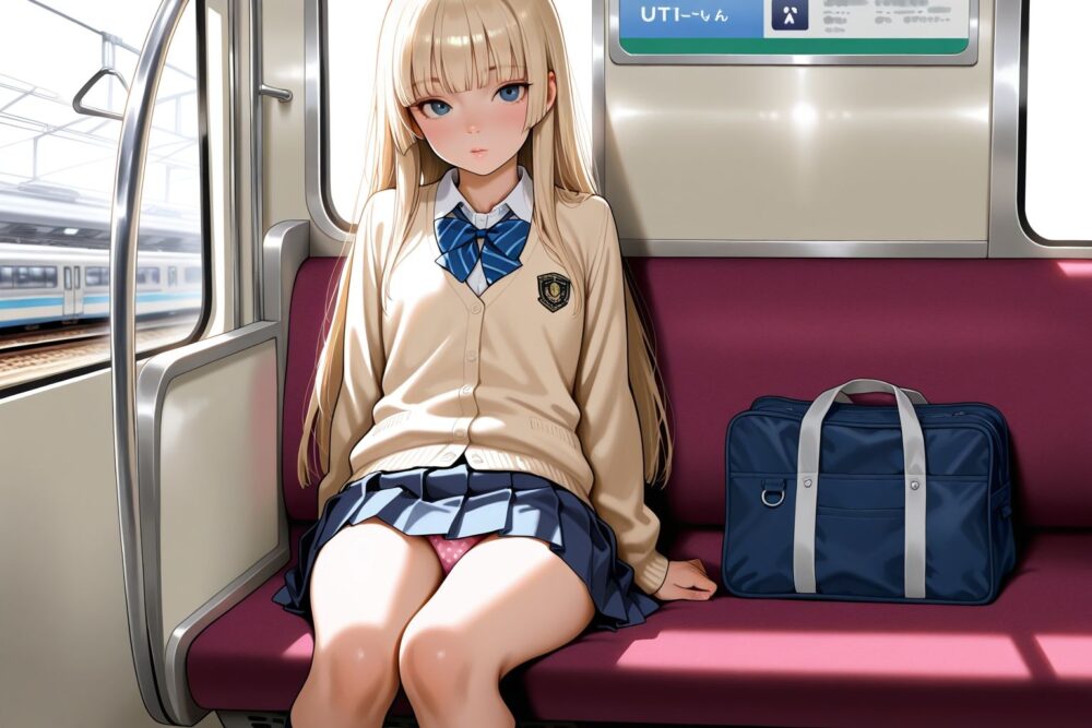 見てるのはスカート。でも本当は… 画像4