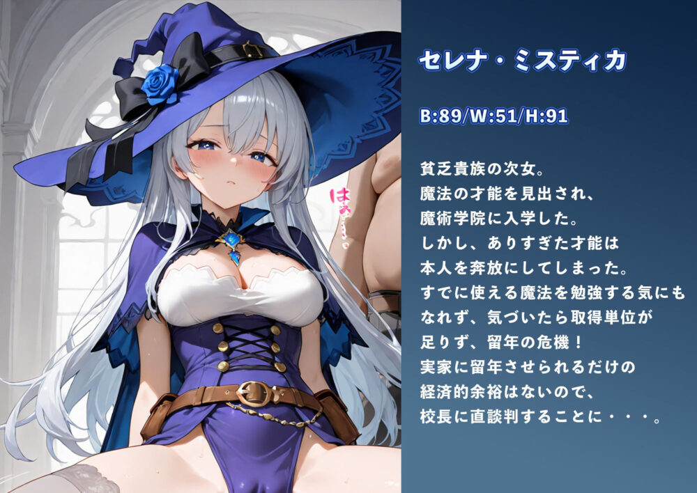 魔術学院の天才、校長に抱かれる 〜単位くれるなら私、なんでもします〜 画像1