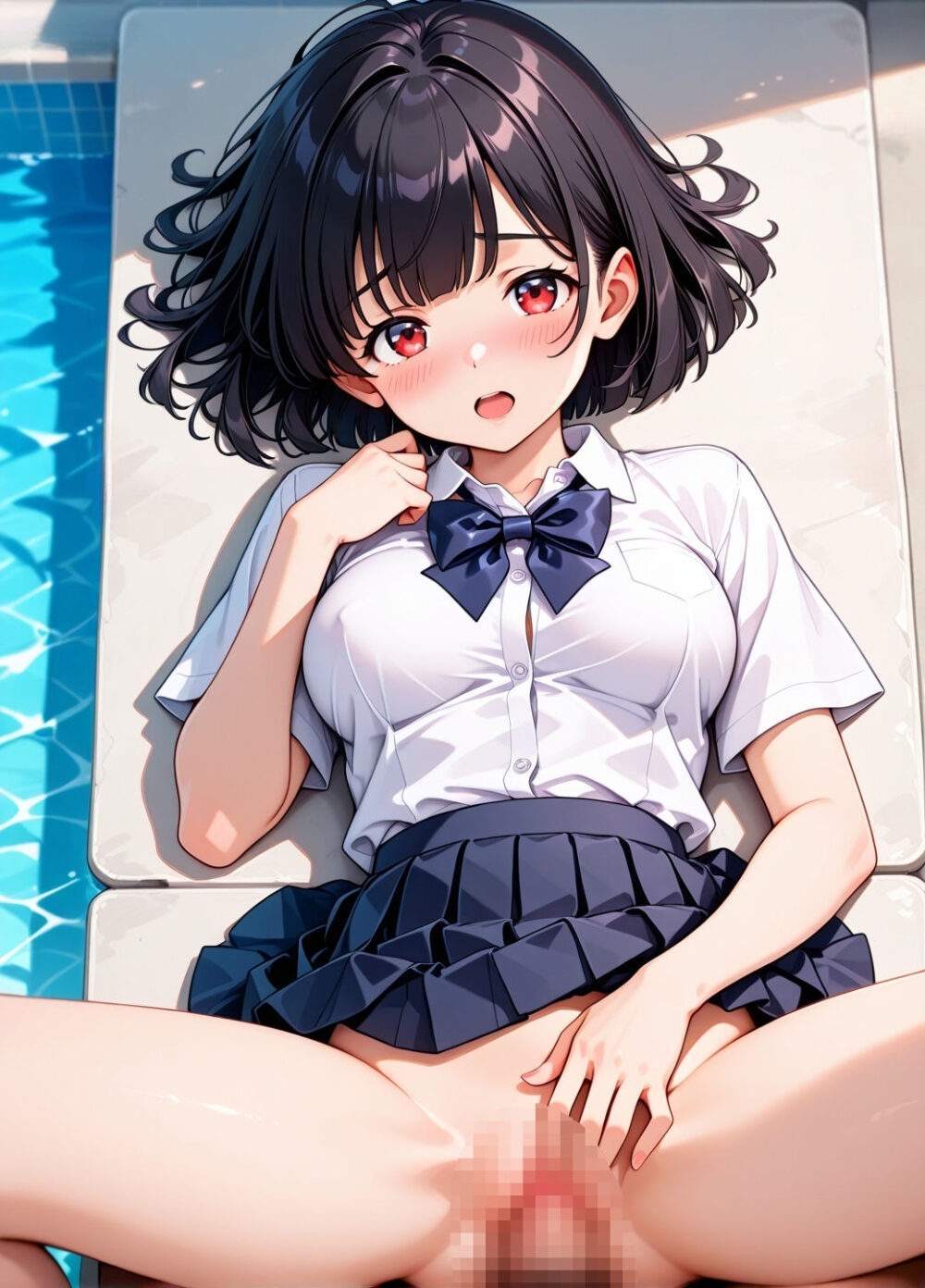 風紀を乱す女子生徒に着衣のままわからせてしまった件 画像5