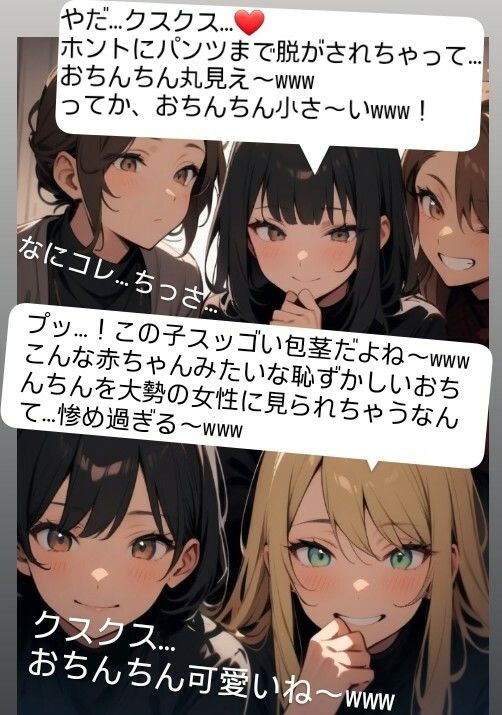 声優 木瀬流のチュエーションボイス お姉さん達のチンポ鑑賞会 恥ずかしい短小包茎いじめ M男向けCFNMボイス 画像1